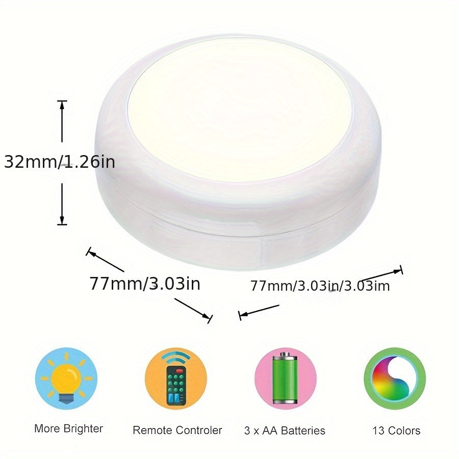LED Wall Sconce Set of 2 Battery-Powered RGBW Dimmable - Linen Fabric Shade, Remote Control, No Wiring, for Bedroom Living Room Hallway Decor | Nuvia Haven