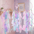 Dream Catcher Wall Decor Set of 3 – Star Moon Sun Boho Room Decor for Teen Girls & Kids Bedroom