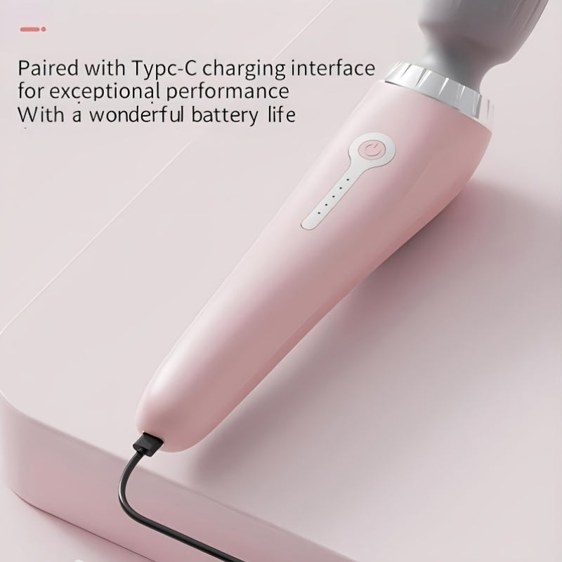 Multi-Speed USB Rechargeable Handheld Massager for Neck, Back, Legs & Waist – Compact Portable Body Relaxation Device with Long Battery Life, Perfect Gift for Family Members