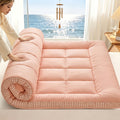 Cooling Breathable Mattress Topper | Soft Fiber Fill | Woven Fabric Cover | All Seasons | 6 Colors | Twin Full Queen King