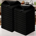 23-Piece Cotton Waffle Weave Kitchen Dish Cloths Set Absorbent Quick-Dry Dish Towels 12x12 Inch Multi-Color Options