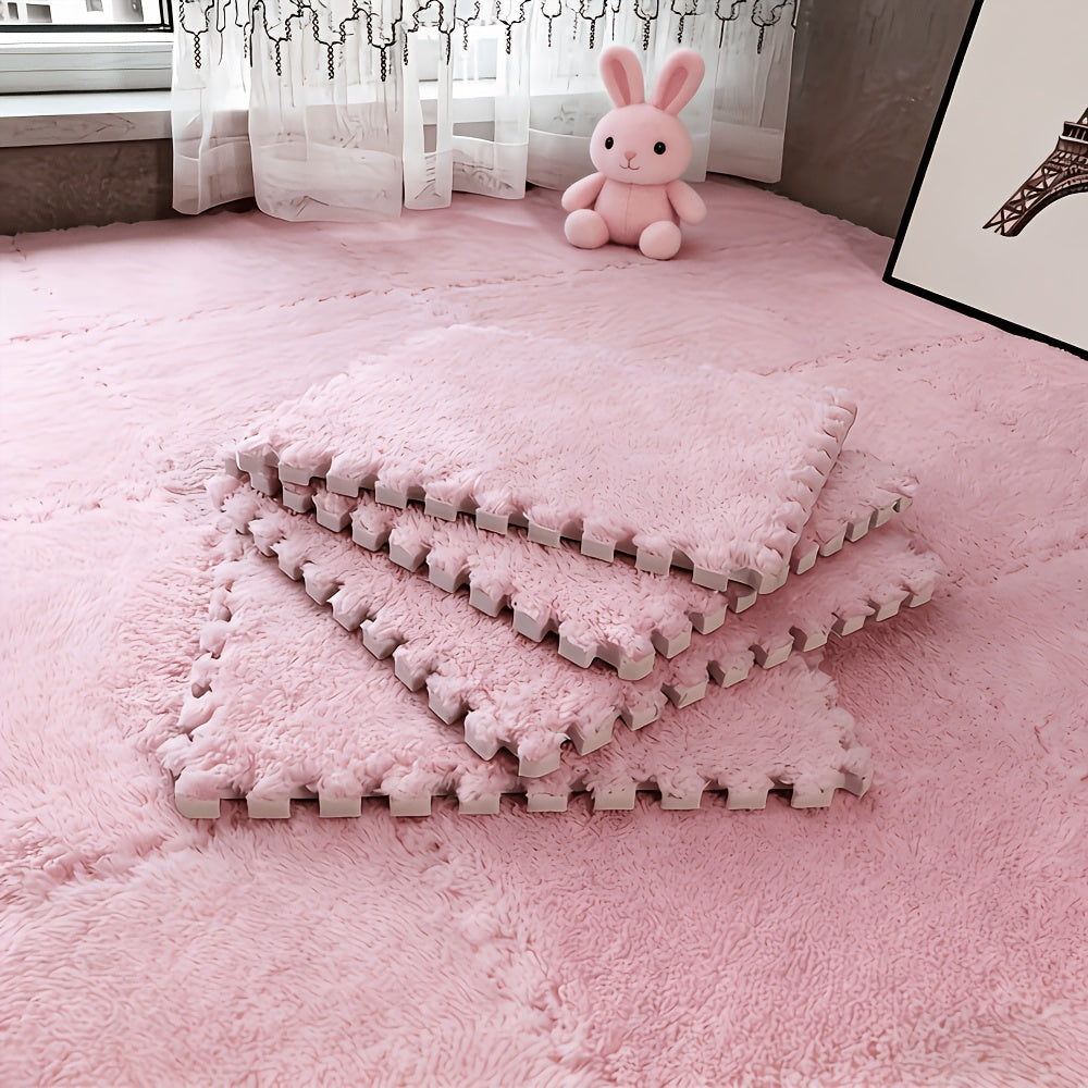 19-Piece Interlocking EVA Foam Floor Tiles – Soft, Washable, Non-Slip Puzzle Floor Mat for Bedroom, Living Room, Playroom & Pet Area (8 Colors)
