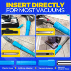 Dryer Vent Cleaning Kit – Flexible Lint Brush & Vacuum Hose Attachments for Dryer Duct Cleaning