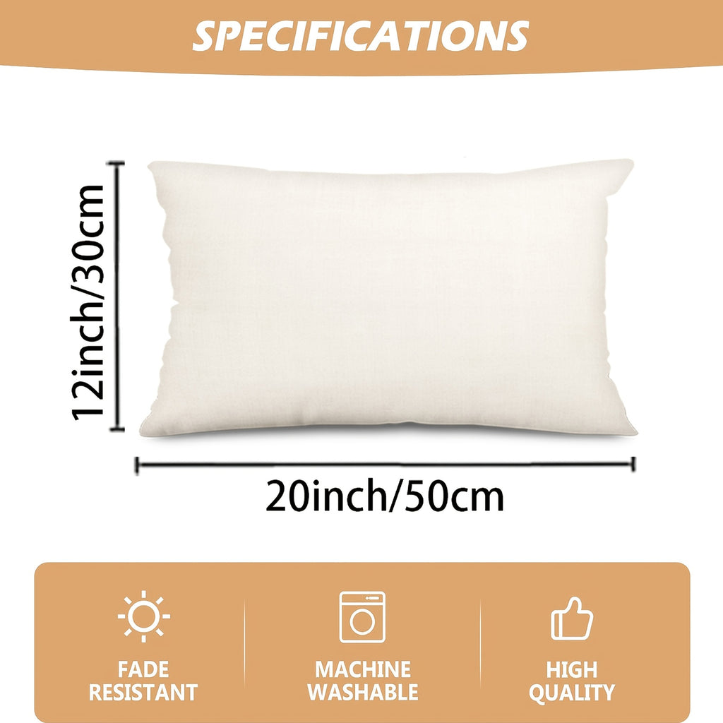 Halloween Ghost Pumpkin Lumbar Throw Pillow Cover 12x20 Inch – Farmhouse Spooky Bat Dead Tree Cushion Case, Single Sided Print, Sofa Couch Halloween Decor, 1pc