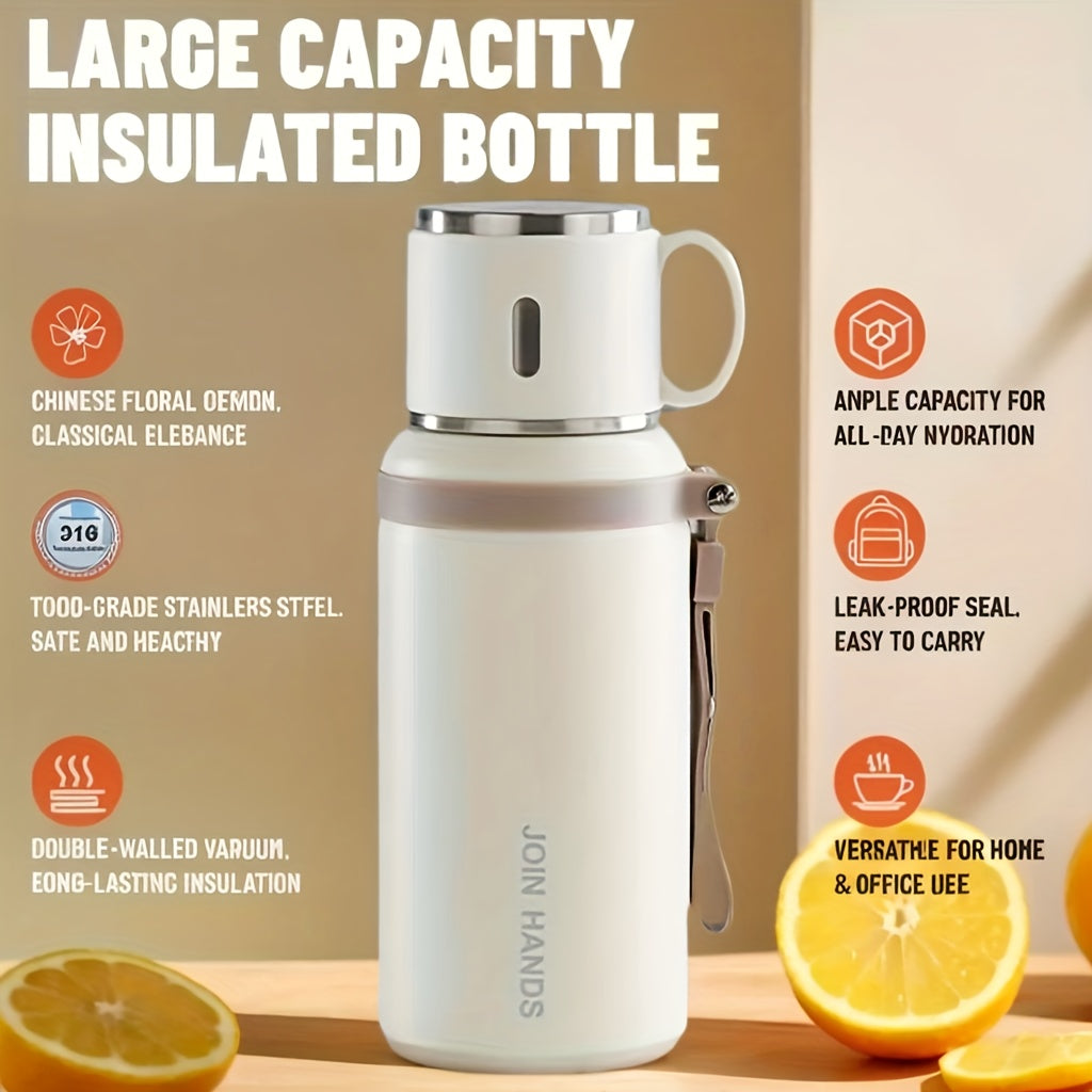 Vacuum Insulated Tumbler 22.99oz 316 Stainless Steel Travel Mug with Lid | Hot 8H Cold 24H Coffee Cup for Camping Hiking Daily Use