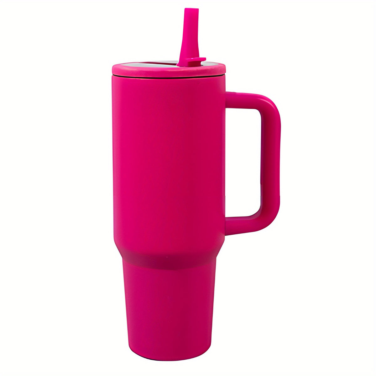 40oz Insulated Tumbler with Straw & Handle - Double Wall Stainless Steel Vacuum Cup for Hot & Cold Drinks, Reusable Travel Mug, 8 Colors | Nuvia Haven