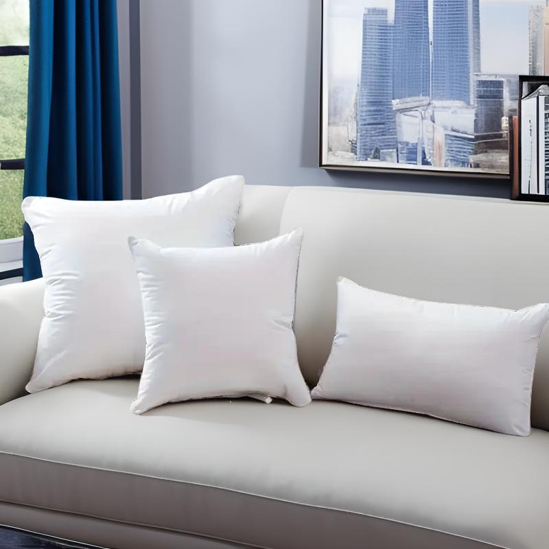 Throw Pillow Inserts Hypoallergenic, Plush Fluffy Cushion Forms for Sofa, Bed & Couch, Square Pillow Stuffers for Home Decoration, Available in 2 to 24 Piece Sets, Multiple Sizes