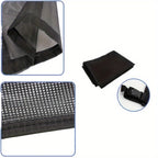 AC Cover Outdoor Heavy Duty Central Air Conditioner Unit Cover Breathable Mesh Adjustable Buckle Straps Debris Bug Leaf Rain Snow UV Protection Residential Commercial XS S M L