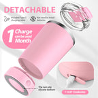 Self Stirring Mug 14oz Rechargeable – 316 Stainless Steel Automatic Magnetic Stirring Coffee Cup with Lid for Coffee, Tea & Hot Chocolate