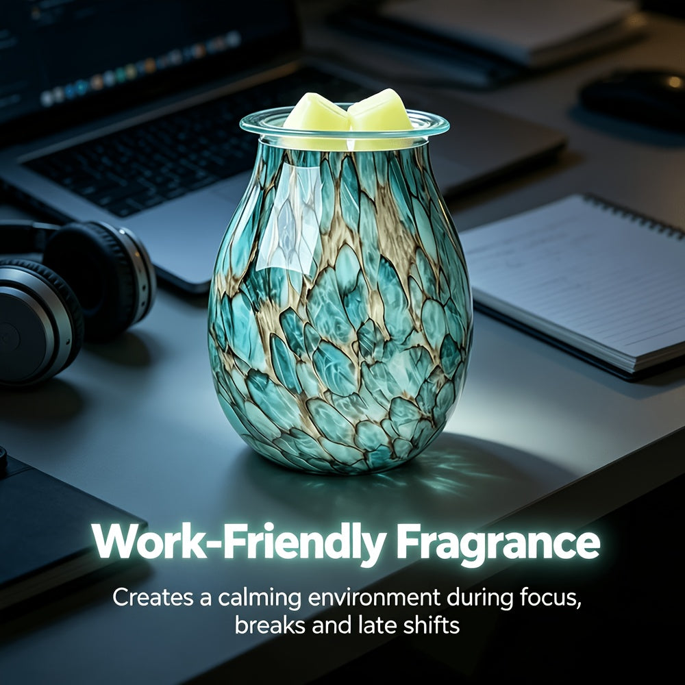 3D Glass Melt Wax LED Candle Light 7 Color Changing Mood Light for Home Office Room Decor Holiday Gift 1pc or 2pc Set