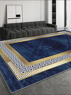 Christmas Area Rug Abstract Geometric Non-Slip Machine Washable – Holiday Decor Accent Rug for Living Room, Bedroom, Kitchen, Dining Room & Outdoor