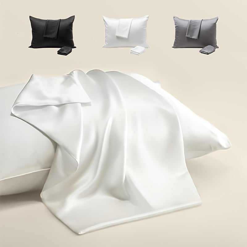 100% Mulberry Silk Pillowcase – Premium Silk Pillow Cover for Hair & Skin Care, Soft Smooth Cooling Breathable with Hidden Zipper, Luxury Sleep Bedding Standard Queen King Size