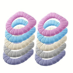 Super Soft Washable Toilet Seat Covers – Universal Reusable Pads for Home, Travel & Commercial Use | All Seasons | 5-Pack or 10-Pack