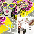 WOW Neon Sign Wall Decor with Curly Hair Girl – USB Powered UV Printed Neon Light for Bedroom, Bar & Party Decor, Single Color