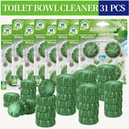 Automatic Toilet Cleaner Tablets Drop-In Tank Formula – Powerful Stain Removal & Long-Lasting Deodorizing Fresh Linen Scent for Home Bathroom Hygiene, Available in 11, 15 & 31 Pack Options