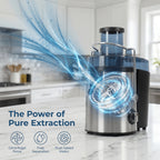 Centrifugal Juicer Machine 2-Speed Wide 3-Inch Feed Chute 54oz Pulp Container Easy to Clean Fruit Vegetable Juice Extractor