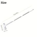 Window Cleaning Brush with Extendable Handle Screen Cleaner Reusable Pet Hair Remover Household Door Window Scrubber for Bathroom Kitchen Bedroom Living Room Portable Multi-Use Home Cleaning Tool