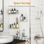 Floating Wall Shelf 15 Inch Transparent Acrylic – Clear Wall-Mounted Display Shelf for Books, Vinyl Records, Photos & Decor | Space-Saving Storage Organizer for Bedroom, Living Room, Bathroom & Kitchen