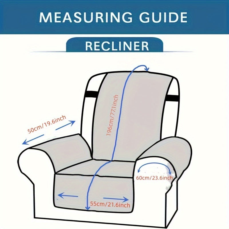 Pet Sofa Cover Non-Slip Furniture Protector Slipcover for Recliner Armchair Couch Living Room – Machine Washable, Multi-Color