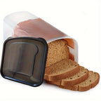 Bread Box Stackable Food Storage Container with Leak-Proof Lid – Large Capacity Portable Reusable Toast Storage Box for Kitchen Organization & Camping