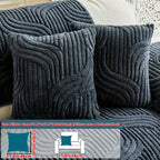 Plush Non-Slip Sofa Cover – Modern Luxurious Pet-Friendly Stretch Couch Protector for Living Room, Bedroom & Office, Soft Polyester Fabric, Breathable & Stylish, Machine Washable, No Print, 4 Sizes