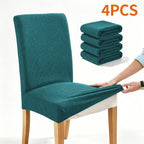 Dining Chair Covers 4/6pcs Set Washable Pet Friendly Dirt & Wear Resistant – Versatile Stretch Slipcovers for Home & Restaurant Seating, 12 Colors