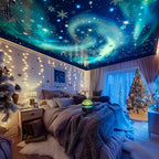 Star Projector Night Light Aurora Galaxy Projector with Remote 7 Lighting Effects – Bedroom Night Sky Projector for Kids Camping Party Christmas Halloween Gift