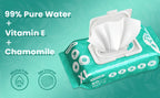 XL Flushable Adult Wet Wipes Unscented Alcohol-Free Septic and Sewer Safe Family Size 3-Pack 150 Wipes and 6-Pack 300 Wipes for Home Bathroom Travel Camping Outdoor Hygiene