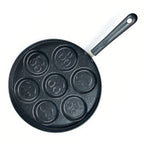 Double-Sided Nonstick Pancake Pan Flip Omelette Skillet Easy Flip Frying Pan for Fluffy Pancakes Frittatas Omelets Dishwasher Safe Iron Cookware
