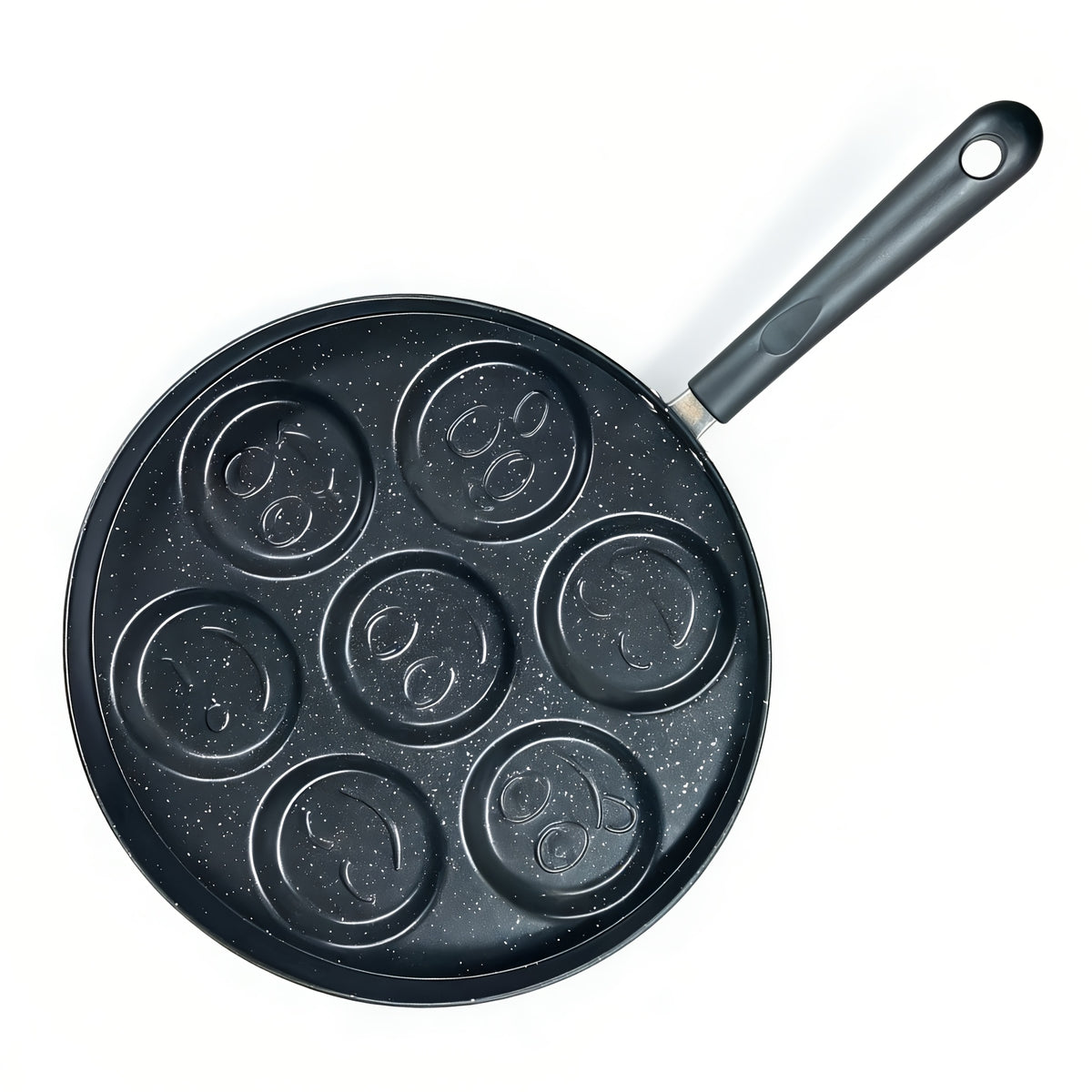 Double-Sided Nonstick Pancake Pan Flip Omelette Skillet Easy Flip Frying Pan for Fluffy Pancakes Frittatas Omelets Dishwasher Safe Iron Cookware