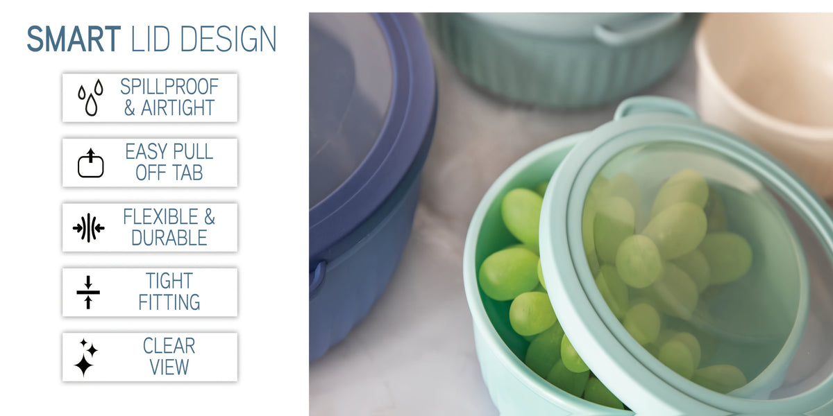 Mixing Bowl Set with Lids 8pcs - 4 Gradient Color Bowls + 4 Lids (13oz, 24oz, 41oz, 73oz), BPA-Free, Dishwasher Safe, Stackable for Meal Prep, Salad, Snacks & Food Storage