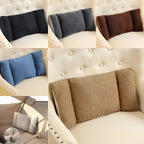 3-Section Adjustable Lumbar Support Pillow for Office Chair Sofa Bed Car Seat Ergonomic Back Cushion Hand Washable 5 Colors