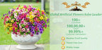 Artificial Outdoor Daisy Flowers UV Resistant Bulk Bundles 18/36/54pcs – Faux Colorful Daisy Stems for Porch, Patio & Garden – Realistic Spring Summer Outdoor Decor Flowers