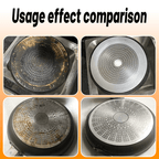 Heavy Duty Pot Grease Remover Spray with Microfiber Towel, Kitchen Degreaser for Cast Iron Pans Non-Stick Cookware Stove Top Oven, Quick-Acting Oil Cleaner with Nonslip Handle for Deep Kitchen Cleaning