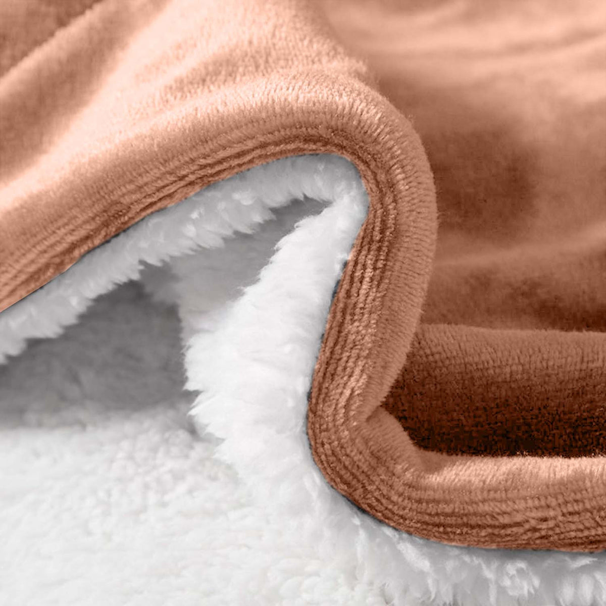 480GSM Heavy Sherpa Fleece Blanket Double-Sided Reversible Warm Throw for Couch Bed Office Travel All Season Comfort Sofa Decoration Holiday Gift