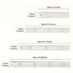 LED Motion Sensor Light Strip USB Rechargeable – Under Cabinet Wardrobe Night Light, 3 Color Modes, Self-Adhesive Magnetic Mount for Kitchen, Bedroom & Shoe Cabinet | 20/30/40cm