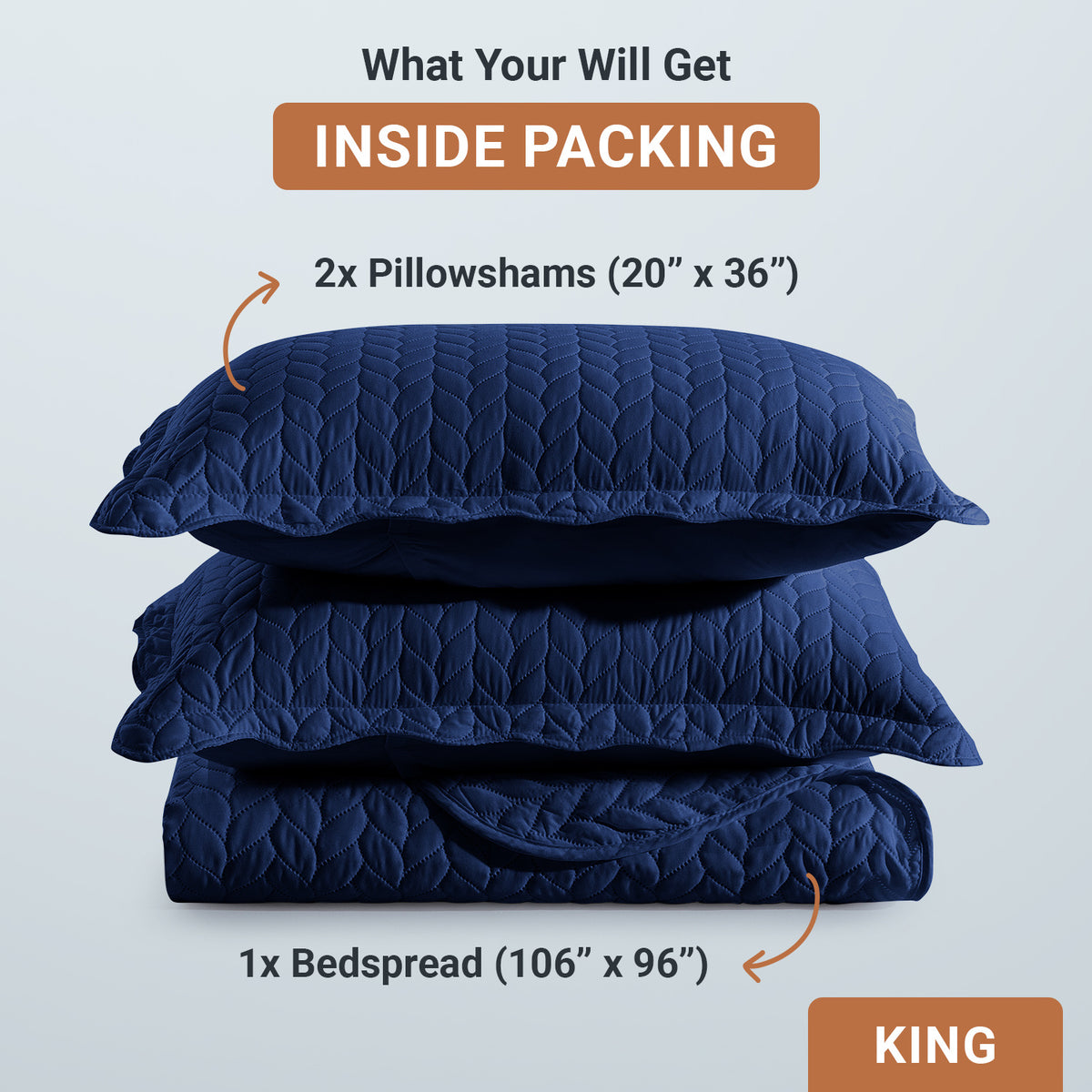 Microfiber Quilt Bedspread Set All Season Lightweight – Soft Breathable Quilted Coverlet Twin Full Queen King 16 Colors Machine Washable