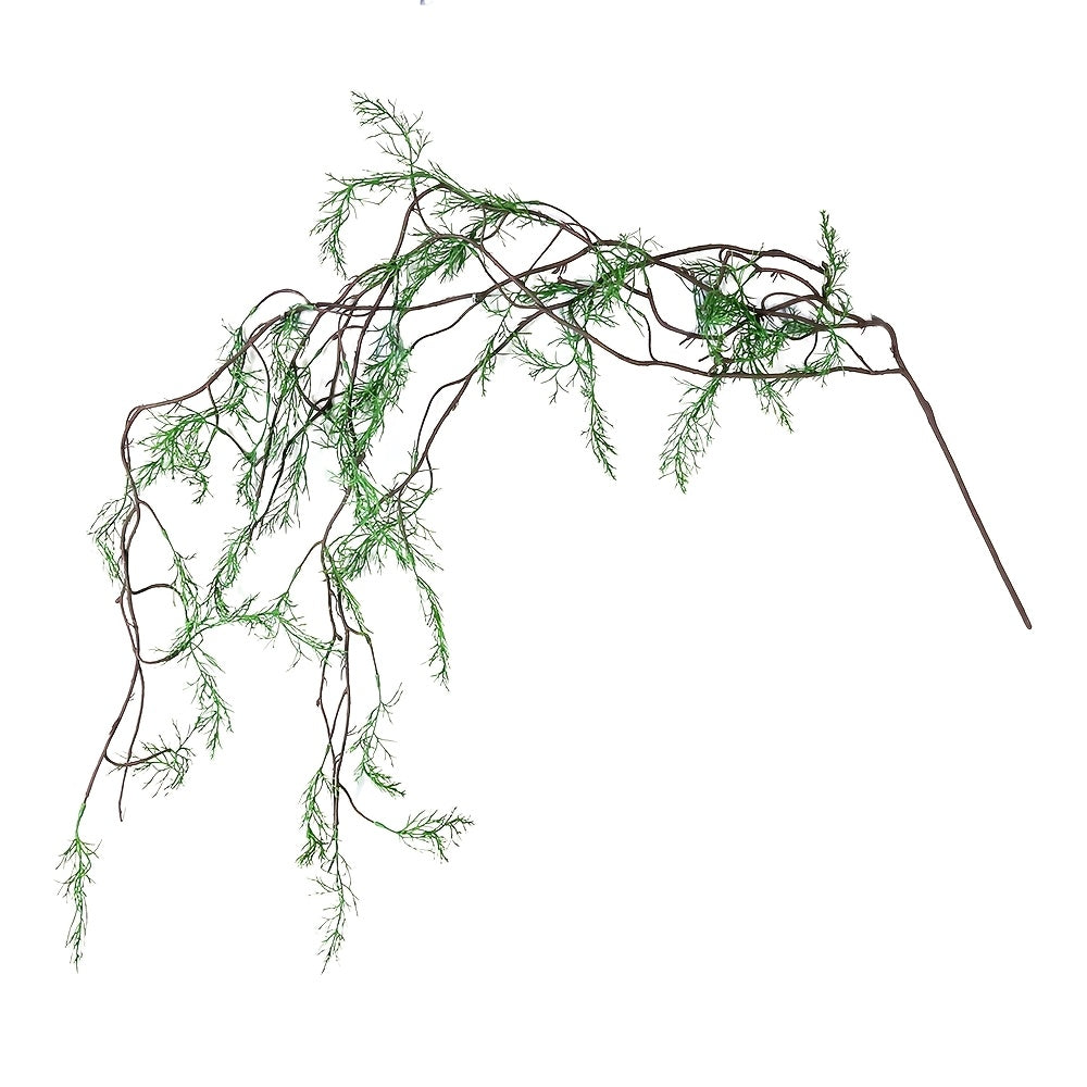 Large Realistic Artificial Ivy & Fern Hanging Plant - Lifelike Fake Vine with Lush Green Foliage, Durable Plastic, Indoor & Outdoor Decor for Home, Office, Porch & Balcony