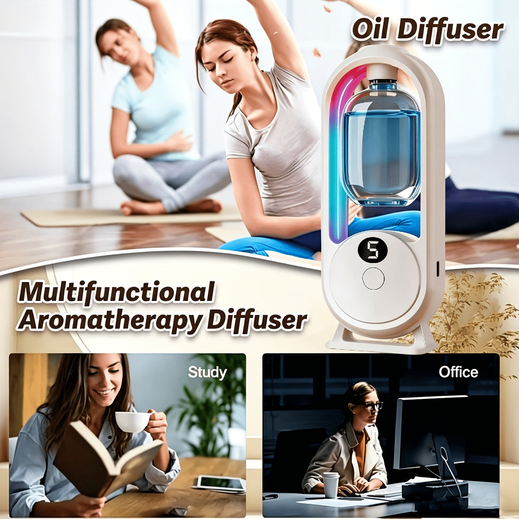 Hotel Spa Aromatherapy Diffuser Large Capacity Humidifier with Essential Oils 5 Settings Bedroom Living Room Yoga Room