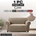 Stretch Spandex Sofa Cover 1 2 3 Seater Elastic Couch Slipcover Anti-Scratch Pet-Friendly Machine Washable Furniture Protector Holiday Gift