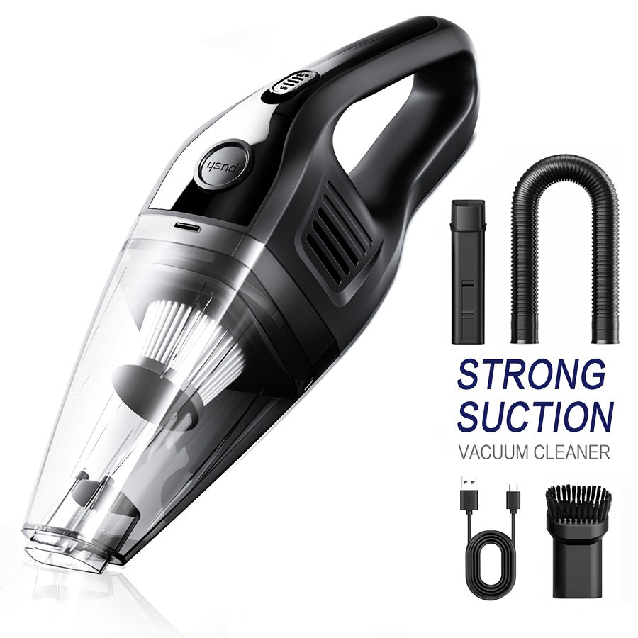 Cordless Handheld Vacuum Cleaner – Lightweight, Powerful Suction, Large Capacity & Rechargeable, Deep Cleaning for Home, Kitchen, Car & Office | 6 Colors