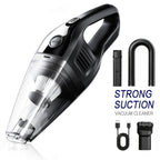 Cordless Handheld Vacuum Cleaner – Lightweight, Powerful Suction, Large Capacity & Rechargeable, Deep Cleaning for Home, Kitchen, Car & Office | 6 Colors