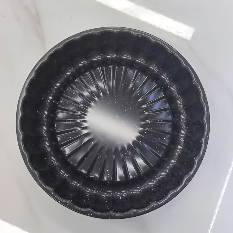 Round Non-Stick Cake Mold for Birthday & Layer Cakes – Easy Release Circular Baking Pan, Reusable Home Bakeware for Sponge, Chiffon & Cheesecake, Available in Golden & Deep Gray