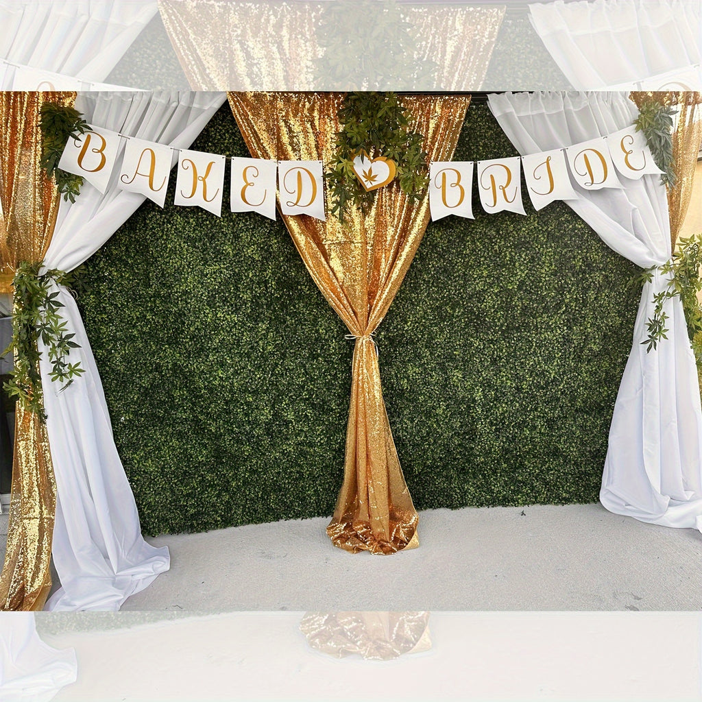 Sequin Backdrop Curtains – Glitter Party & Wedding Background Panels, 2ft×8ft per Panel, 4/6/8 Panel Sets, 29 Colors for Birthday, Stage, Bridal & Event Decor