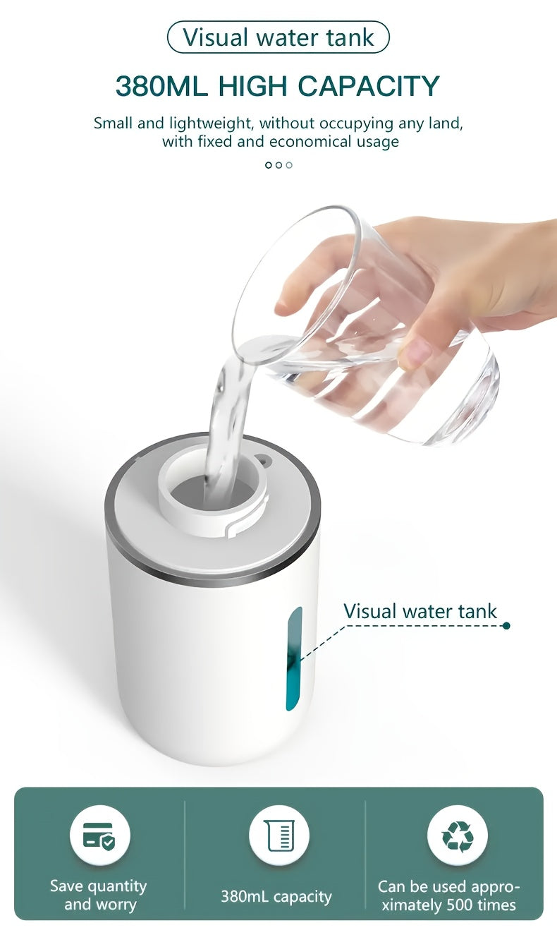 Touchless Foam Soap Dispenser Automatic USB-C Rechargeable Wall-Mounted IPX5 Waterproof 400ml with 4 Adjustable Foam Levels for Bathroom and Kitchen – No Battery Needed
