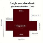 Pet Sofa Cover Non-Slip Furniture Protector Slipcover for Recliner Armchair Couch Living Room – Machine Washable, Multi-Color