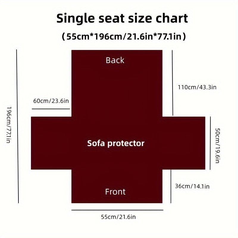 Pet Sofa Cover Non-Slip Furniture Protector Slipcover for Recliner Armchair Couch Living Room – Machine Washable, Multi-Color