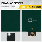 4-Panel 100% Blackout Velvet Curtains – Thermal Insulated, Noise Reducing, Privacy | Living Room & Bedroom | 4 Colors, 6 Sizes | Nuvia Haven