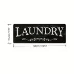 Non-Slip Runner Rug Washable Machine Wash Kitchen Mat Laundry Room | Front of Washer Dryer Bathroom Hallway Porch Floor Mat – White Blue Green Black Red, 45x120 & 45x150cm Easy Care