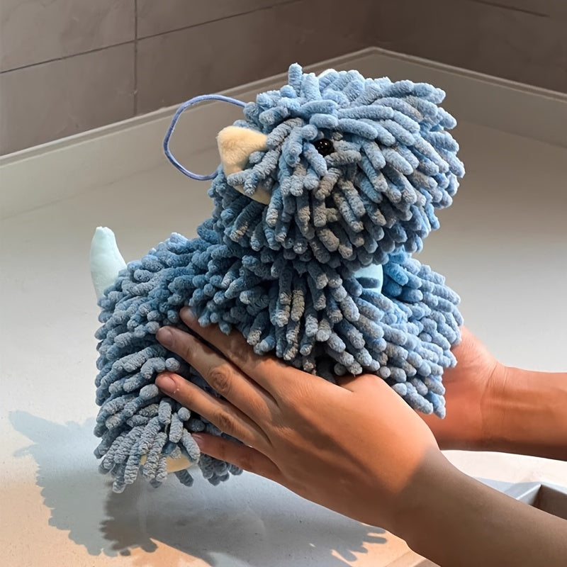 Microfiber Hand Towels Cute Puppy Design – Super Absorbent Kitchen & Bathroom Drying Towel | Halloween Holiday Cartoon Dog Decor